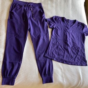 MedCouture jogger scrub set